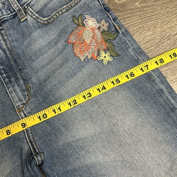 Joe’s Jeans Womens The Debbie Embroidered High Rise Straight Crop Jeans Sz 27 - Picture 11 of 15
